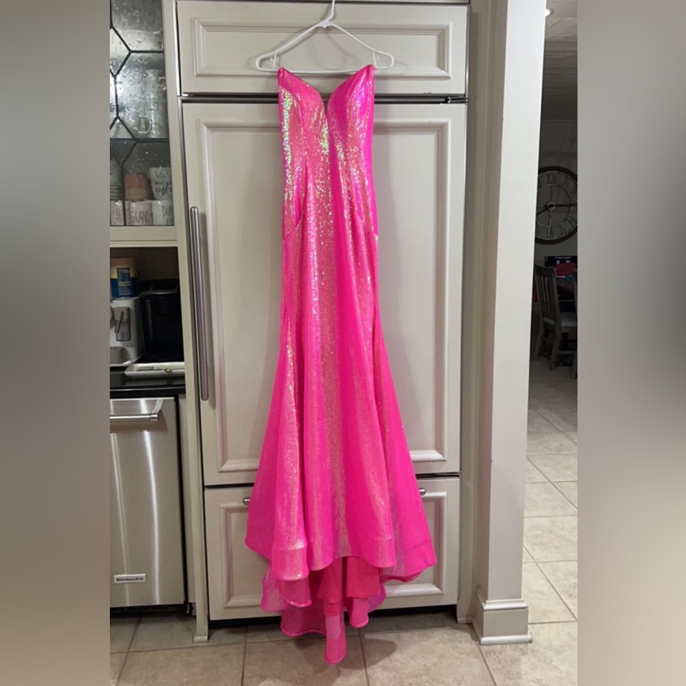 Hot Pink Prom/ Evening Dress